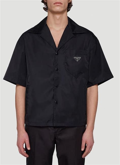 prada black nylon shirt